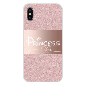 Gold Pink rose Glitter For Apple IPhone X to 8 Plus and Ipod Touch 5 6 Phone Shell Covers