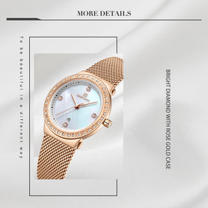 Women Luxury Simple Quartz Lady Waterproof Wristwatch