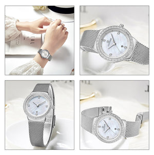 Women Luxury Simple Quartz Lady Waterproof Wristwatch