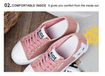 Women Canvas Fashion Casual Lace Up Cartoon Sneakers