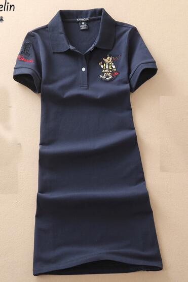 Casual 2XL 3XL Embroidery One Piece T Shirt Dresses