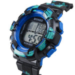 Mens Digital LED Analog Quartz Alarm Date Sports Wrist Watch