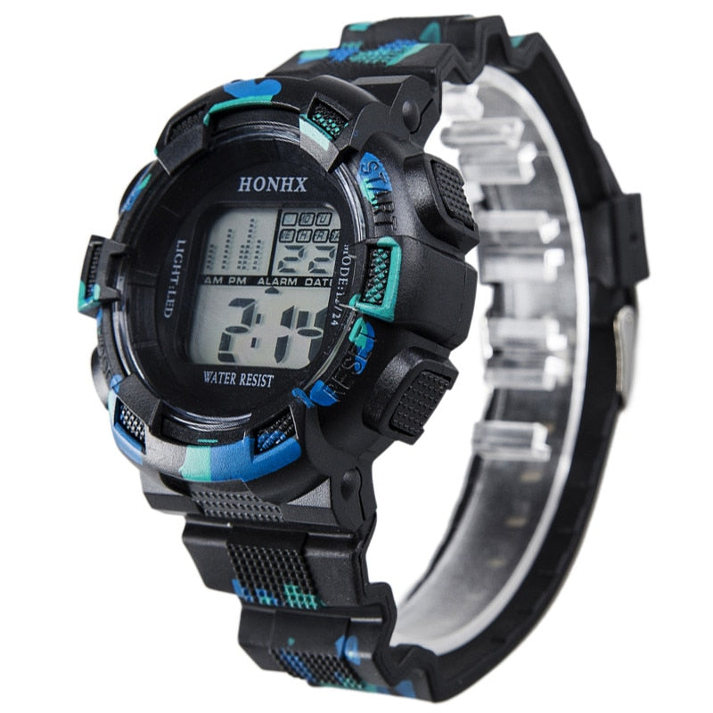 Mens Digital LED Analog Quartz Alarm Date Sports Wrist Watch