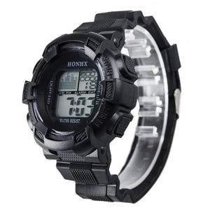 Mens Digital LED Analog Quartz Alarm Date Sports Wrist Watch