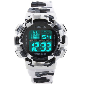 Mens Digital LED Analog Quartz Alarm Date Sports Wrist Watch