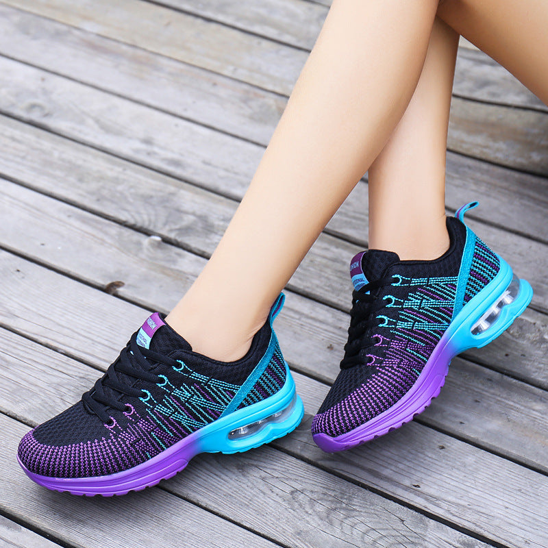 Woman Chaussure Femme Female  Running Breathable Hollow Lace-Up Sport Sneakers