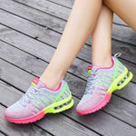 Woman Chaussure Femme Female  Running Breathable Hollow Lace-Up Sport Sneakers