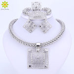 Women Beads Silver Plated Jewelry Sets