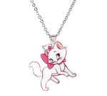 Menglina Fashion Cartoon Hair Bow Cat Necklace