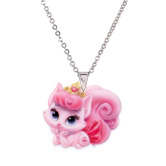 Menglina Fashion Cartoon Hair Bow Cat Necklace