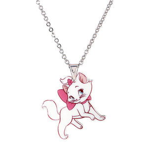 Menglina Fashion Cartoon Hair Bow Cat Necklace