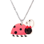 Menglina Fashion Cartoon Hair Bow Cat Necklace