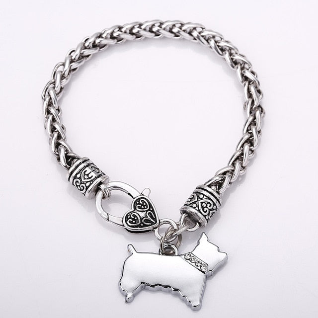 Dog Lovers Pendant Jewelry Charm Bracelets For Men Or Women