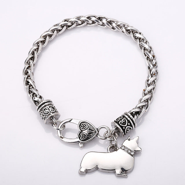 Dog Lovers Pendant Jewelry Charm Bracelets For Men Or Women