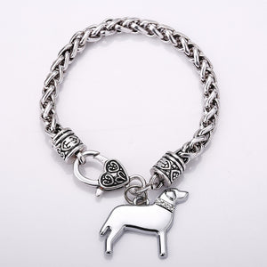 Dog Lovers Pendant Jewelry Charm Bracelets For Men Or Women