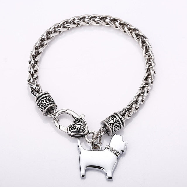 Dog Lovers Pendant Jewelry Charm Bracelets For Men Or Women