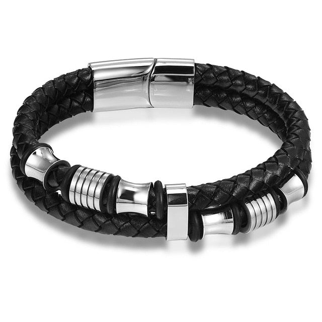 Leather Bracelet  Jewelry For Men Great Father's Day Gift