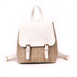 Women Herald Fashion Straw Woven Backpack Women Back Pack