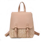 Women Herald Fashion Straw Woven Backpack Women Back Pack