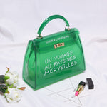 Clear Color Transparent PVC Women Jelly Shoulder And Crossbody Bags