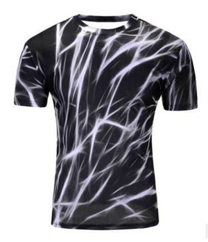 Water Drop Mobile 3D Print Short Sleeves Men t shirt