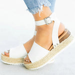 Women Solid Casual Fashion Ankle Strap Platform Sandals
