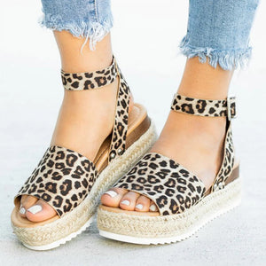 Women Solid Casual Fashion Ankle Strap Platform Sandals