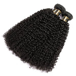 Women Curly Kinky  Human Weaving Hair Bundles Natural Color 1/3/4 Pieces Hair Bundles