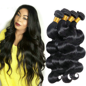 Women Body Wave Hair Hair Weave Bundles 1 piece Hair Extensions Human Hair