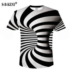 Water Drop Mobile 3D Print Short Sleeves Men t shirt