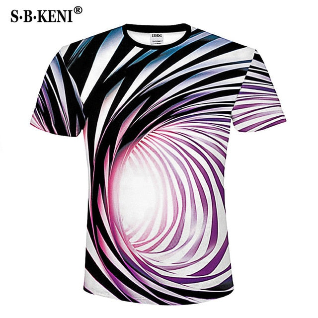 Water Drop Mobile 3D Print Short Sleeves Men t shirt