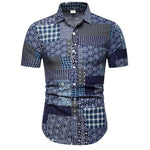 Men Casual Short Sleeve Shirts full of Personality Great add to your Men collection,  up to Size 5XL