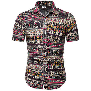 Men Casual Short Sleeve Shirts full of Personality Great add to your Men collection,  up to Size 5XL