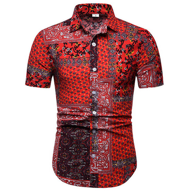 Men Casual Short Sleeve Shirts full of Personality Great add to your Men collection,  up to Size 5XL