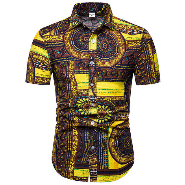 Men Casual Short Sleeve Shirts full of Personality Great add to your Men collection,  up to Size 5XL