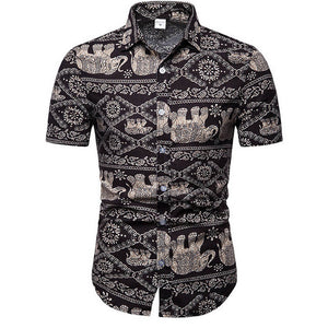 Men Casual Short Sleeve Shirts full of Personality Great add to your Men collection,  up to Size 5XL