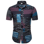 Men Casual Short Sleeve Shirts full of Personality Great add to your Men collection,  up to Size 5XL