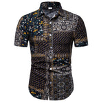 Men Casual Short Sleeve Shirts full of Personality Great add to your Men collection,  up to Size 5XL