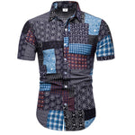 Men Casual Short Sleeve Shirts full of Personality Great add to your Men collection,  up to Size 5XL