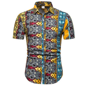 Men Casual Short Sleeve Shirts full of Personality Great add to your Men collection,  up to Size 5XL