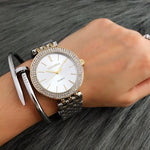 Silver Women Luxury Bracelet Watch