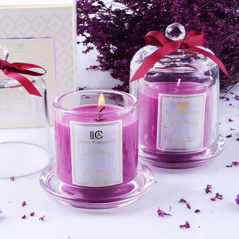 Soy Wax Smokeless  Romantic scented candles