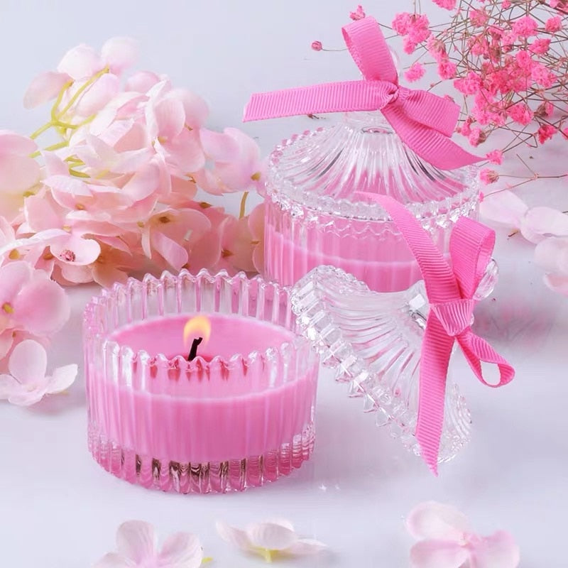 Soy Wax Smokeless  Romantic scented candles