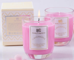 Soy Wax Smokeless  Romantic scented candles