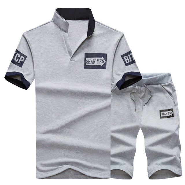 Men Casual 2 piece Sweat Suits