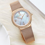 Women Luxury Simple Quartz Lady Waterproof Wristwatch