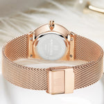 Women Luxury Simple Quartz Lady Waterproof Wristwatch