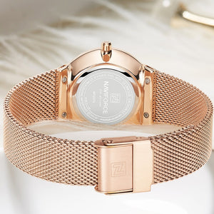 Women Luxury Simple Quartz Lady Waterproof Wristwatch