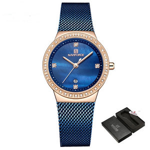Women Luxury Simple Quartz Lady Waterproof Wristwatch