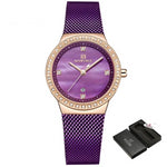 Women Luxury Simple Quartz Lady Waterproof Wristwatch